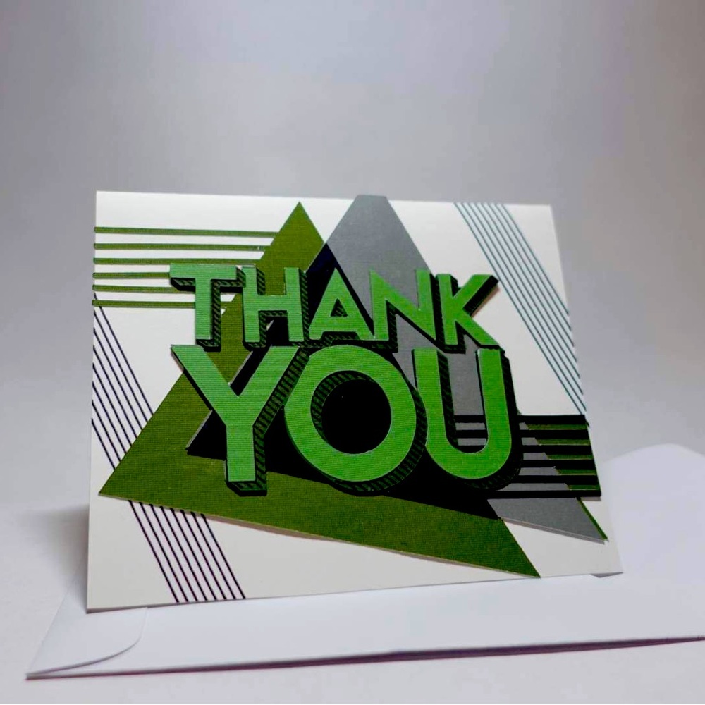 🌈 3 for $10 - Thank You Greeting Card